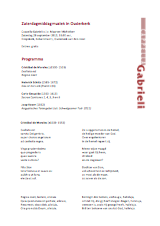 September 2013 programme booklet